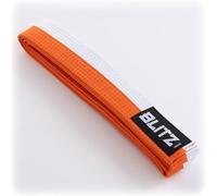 Blitz Split Length Belt - White/Orange - 240cm
