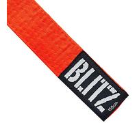 Blitz Velcro Martial Arts Belt - Orange