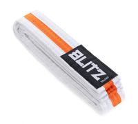 Blitz Velcro Martial Arts Belt - White/Orange