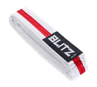 Blitz Velcro Martial Arts Belt - White/Red