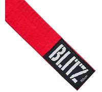 Blitz Velcro Plain Coloured Belt - Red