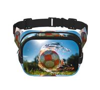 Blitzkrieg Football Printed fashionable waist bag, unisex messenger bag, fashionable travel waist bag