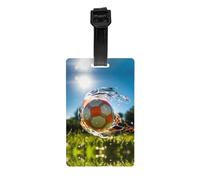 Blitzkrieg Football Travel Luggage Tags, Removable Children's School Bags, briefcases, Sports Bag Tags, Golf Bag Privacy Labels
