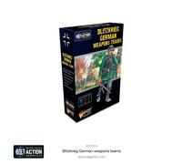 Warlord Games Blitzkrieg German Weapons Teams - 28mm Scale Miniatures for Bolt Action Highly Detailed World War 2 Miniatures for Table-top Wargaming