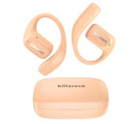 BlitzRock Open-Ear Headphones, Wireless Earbuds Bluetooth 5.4, Lightweight Comfortable Earphones, 4-Mic for Clear Call, Balanced Sound, App Customize, 28H Playtime, IPX5, Rose Pink