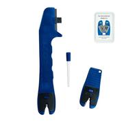 BLITZSCHÄRFER 4-Piece Set Knife Sharpener Blade Sharpener Scissors Sharpener Blitzschärfer Mini-Blitz Ceramic Sharpener Replacement Tungsten Carbide Plates Manual Portable