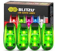 BLITZU Kayak Strobe Light for Walking at Night Wrist Light Stroller Light Lights Running at Night Shoe Lights for Running at Night Light for Running at Night Backpack Reflector Dog Harness Light Green