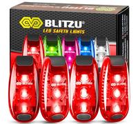 BLITZU Runners Lights for Night Safety Dog Walking Light Lights for Walking at Night Safety Lights Walking Night Red Strobe Light Dog Leash Light Walking Light Led Running Lights Dog Safety Light Red