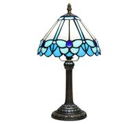 Blivuself Tiffany Lamp Little Blue Butterfly Style Stained