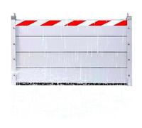 Blivysse Garage Door Flood Protection Barrier Water Deflector For Home Flood Defence Reusable Water Stopper Board(I-O,88 * 80cm)