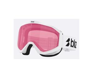 Bliz 0ZK8503 18 Liner Junior Goggles Colour: WHITE-BLACK LOGO/Pink, Size: one size