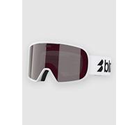 BLIZ Active Eyewear G002 Matte White Goggle pink w silver mirror Uni