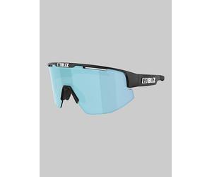 BLIZ Active Eyewear Matrix Small Matte Black Sunglasses smoke w ice blue multi Uni
