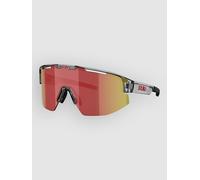 BLIZ Active Eyewear Matrix Transparent Dark Grey Sunglasses brow w red multi Uni
