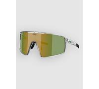 BLIZ Active Eyewear P001S Transparent White Sunglasses brown w green multi Uni