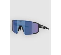 BLIZ Active Eyewear P003 Small Matte Black Sunglasses grey w blue mirror Uni