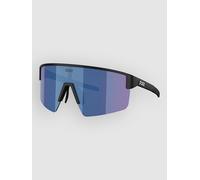 BLIZ Active Eyewear P004 Small Matte Black Sunglasses grey w blue mirror Uni