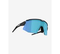 Bliz Breeze Glasses Matte Black with Blue Tinted Lenses