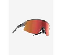 Bliz Breeze gray glasses with red lenses.