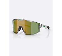 Bliz Fusion Small sunglasses Transparent White with Green lens