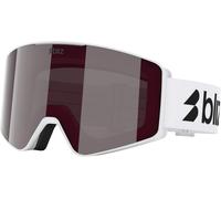 BLIZ G001S Skibrille matt weiss-Glas silber versp.