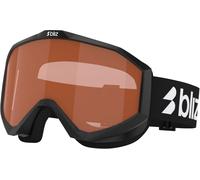 BLIZ LINER JR. Kinderskibrille schwarz-Glas orange getönt