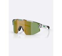 Bliz Matrix sunglasses Transparent White with Green lens