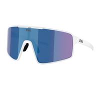 BLIZ - Robust, lightweight Sunglasses - P001 White Grey W Blue Mirror White