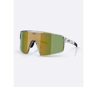Bliz P001 XL sunglasses transparent white with green lens