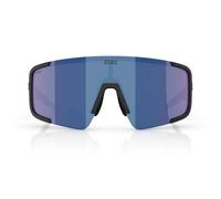 Bliz P003 Sunglasses Grey with Blue Mirror/CAT3 Matte Black