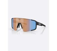 Bliz P003 sunglasses Matte Black with Nano Optics Coral Orange Mirror Blue lens