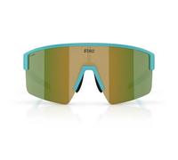Bliz P004 Small Sunglasses Green with Blue/Green Revo/CAT3 Matte Turquoise