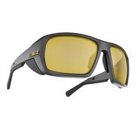 Bliz Peak - Sunglasses Matt Black Polarized w Gold Mirror