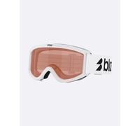 Bliz Pixie Matte White Black Logo Orange goggles kids