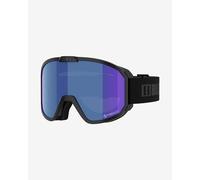 Bliz Rave Goggles black with mirrored lens Nano Optics blue