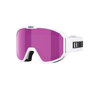 BLIZ - Ski goggles - Rave Matt White W Black Logo - Pink Brown in Silicone White one size