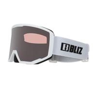 Bliz Spark Ski Goggles White Pink With Silver Mirror/CAT3