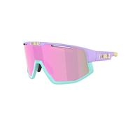 BLIZ - Sport sunglasses - Fusion Small Matt Pastel Purple Brown w Pink Multi - White White