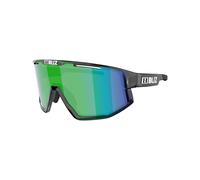 BLIZ - Sports Sunglasses - Fusion Crystal Black Brown w Green Multi Black