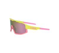 BLIZ - Sports Sunglasses - Fusion Matt Pastel Brown W Pink Multi - Blue Blue