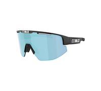 BLIZ - Versatile Sunglasses - Matrix Matte Black Smoke w Ice Blue Multi Black