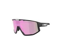 Bliz Women's Fusion Small Sunglasses, Matt Black/Brown W Rose Multi, One Size