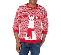 Blizzard Bay Men's Festive Llama Pullover Sweater, XXL