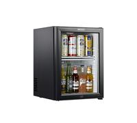 Blizzard BMB40G Black / Glass Reversible Hinged Door Minibar 45Ltr (Each)