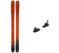 Blizzard - Freeride/Freestyle ski bindings - Downhill ski set Rustler 9 2024 for Men - Orange Orange 174 cm