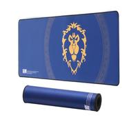 Blizzard Gaming Mouse Pad, XXL Desktop Keyboard Mat, Wow Themed Symbol, Cloth Cover with Stitched Edge, Smooth Tracking & Stability, Never-Slip Rubber, 31.5x11.8x1.2 in