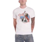 Blizzard of Ozz 80's T Shirt Ozzy Osbourne White S