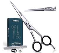 Blizzard Professional Hairdressing Scissors - Japanese 420 Steel Micro-Serrated Hair Scissors for Men & Women - 16cm Razor Sharp Hair Cutting Scissors for Barbers & Salon Use - Barber Set with Comb