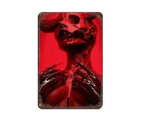 BLJKHTGG Dark Surreal Demon Figure Tin Sign Vintage Metal Pub Club Cafe Bar Home Wall Art Decoration Poster Retro 8x12inch(20x30cm)