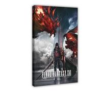 BLJKHTGG Final Fantasy XVI Poster Video Game（2） Canvas Poster Wall Art Print Picture Paintings 24x36inch(60x90cm)
